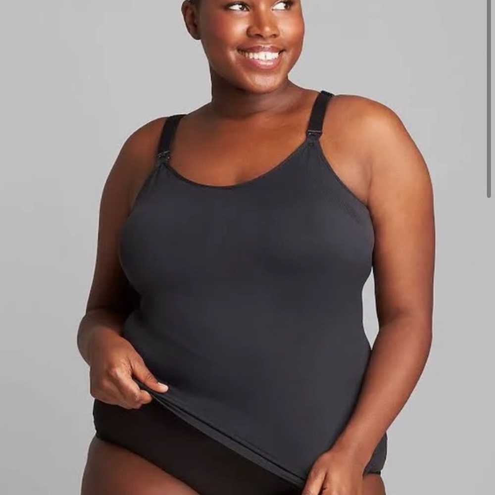 Cacique Nursing Cami Size 22/24 Black NWT